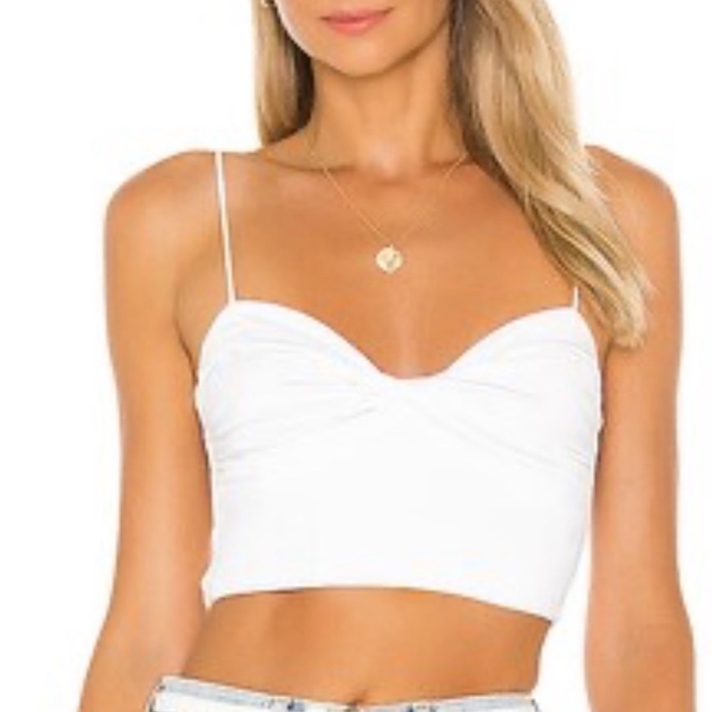 REVOLVE White crop top NWT Lovers and Friends